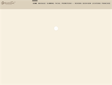 Tablet Screenshot of healingtouchspa.com